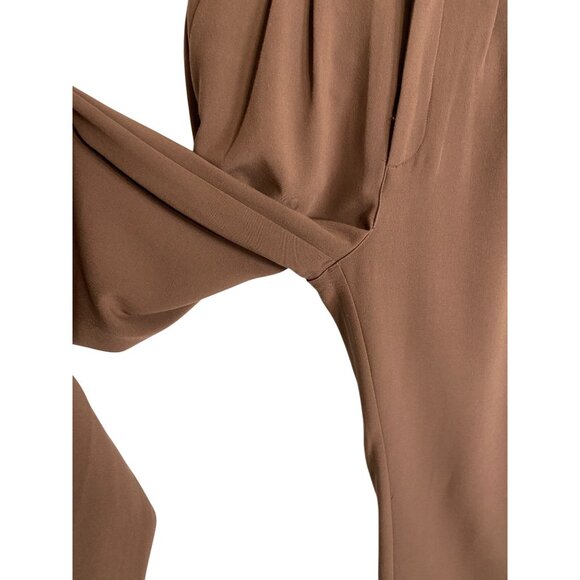 Abercrombie & Fitch Brown Wide-Leg Trousers - Picture 4 of 12